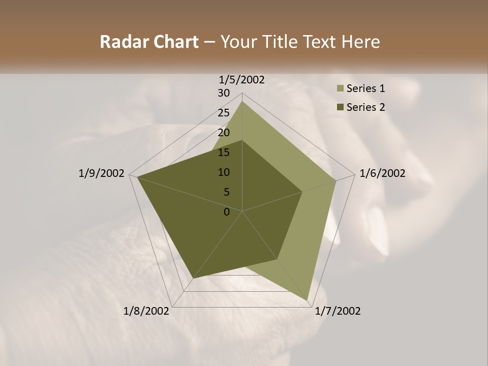 Two Hands Holding Each Other Over A Black Background PowerPoint Template