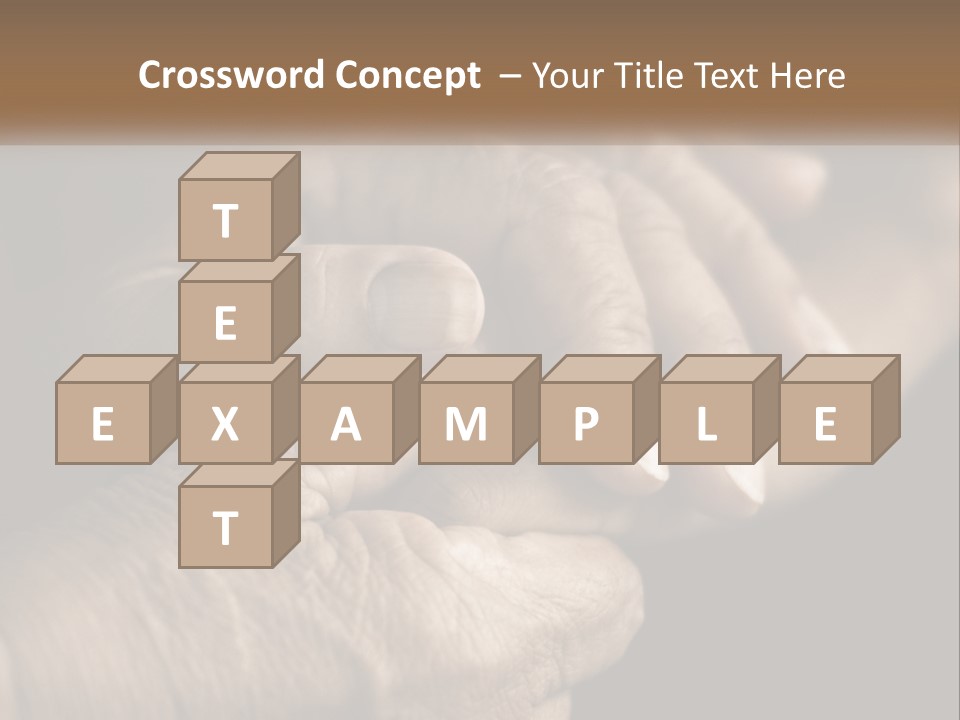 Two Hands Holding Each Other Over A Black Background PowerPoint Template