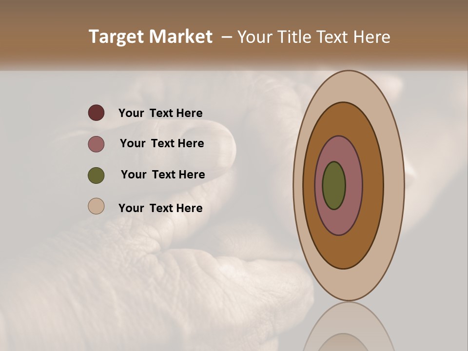 Two Hands Holding Each Other Over A Black Background PowerPoint Template