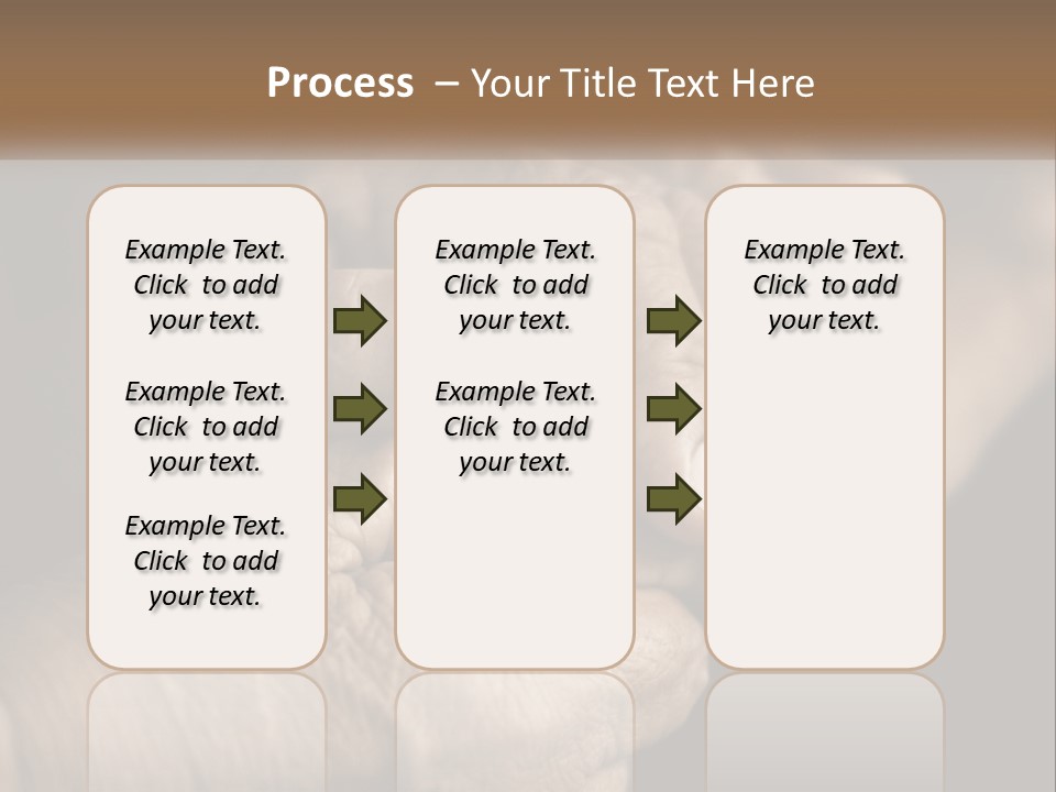 Two Hands Holding Each Other Over A Black Background PowerPoint Template