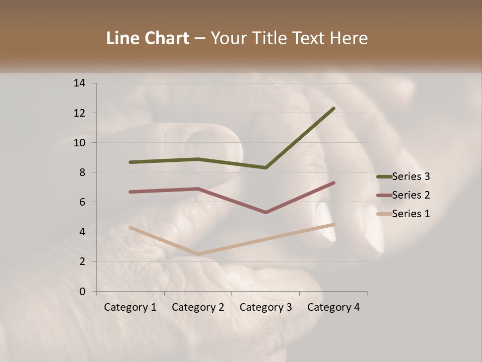 Two Hands Holding Each Other Over A Black Background PowerPoint Template