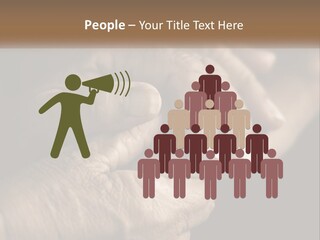 Two Hands Holding Each Other Over A Black Background PowerPoint Template