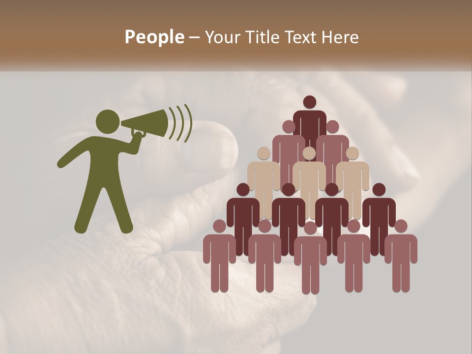 Two Hands Holding Each Other Over A Black Background PowerPoint Template