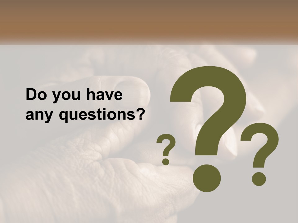 Two Hands Holding Each Other Over A Black Background PowerPoint Template