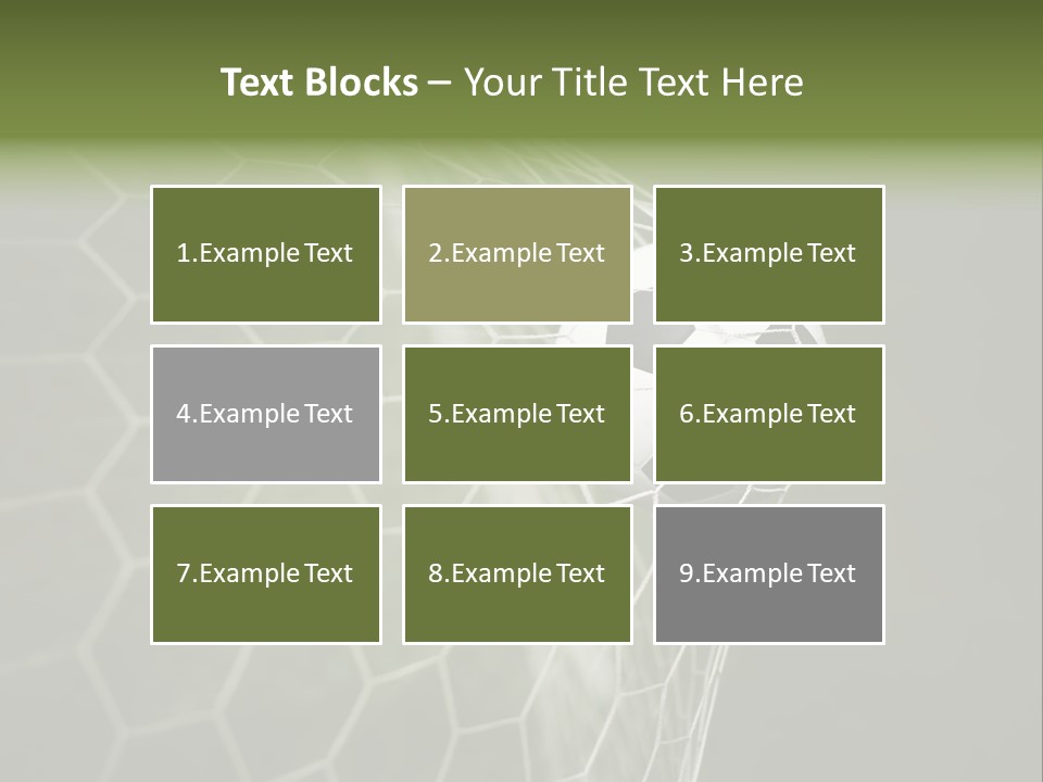 A Soccer Ball Is In The Net Of A Soccer Field PowerPoint Template