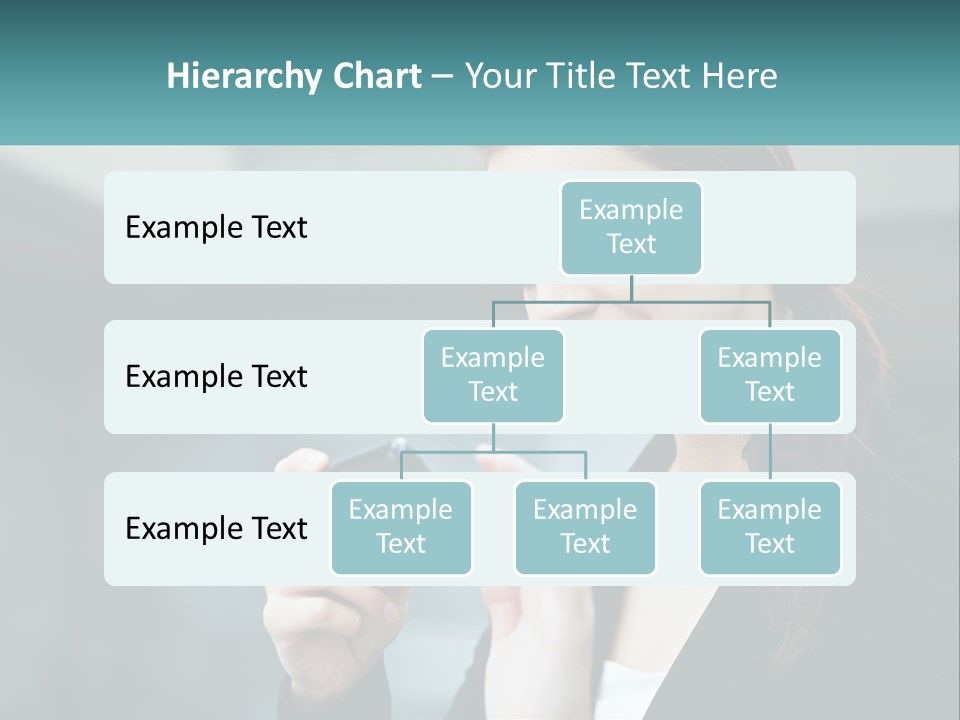 A Woman Holding A Cell Phone In Her Hand PowerPoint Template