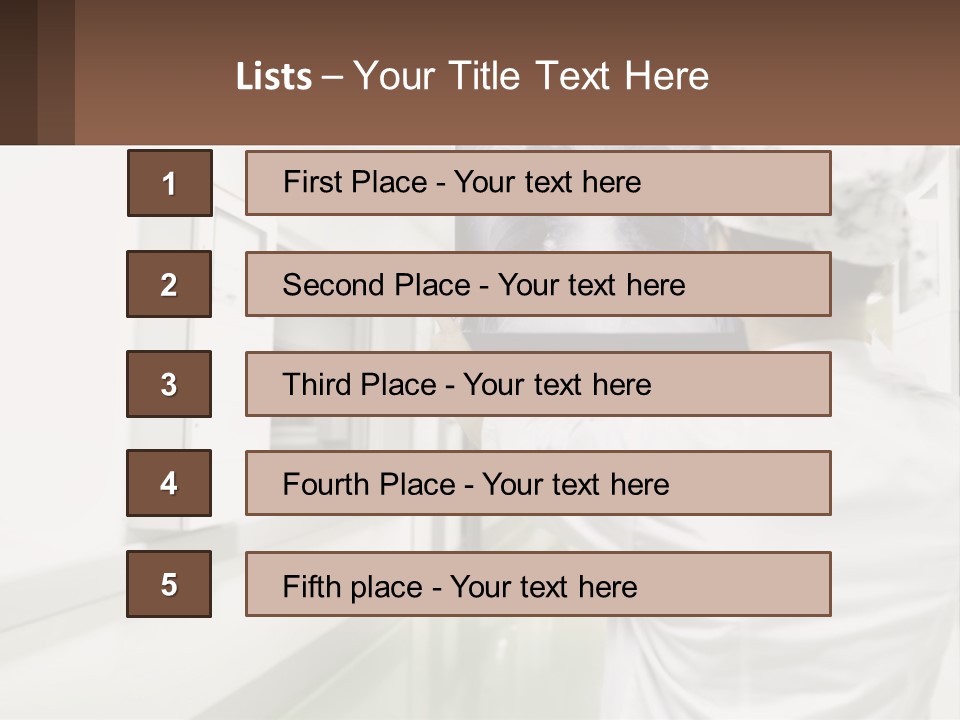 A Woman In A White Lab Coat Is Looking At A X - Ray PowerPoint Template