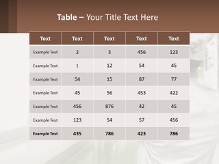 A Woman In A White Lab Coat Is Looking At A X - Ray PowerPoint Template