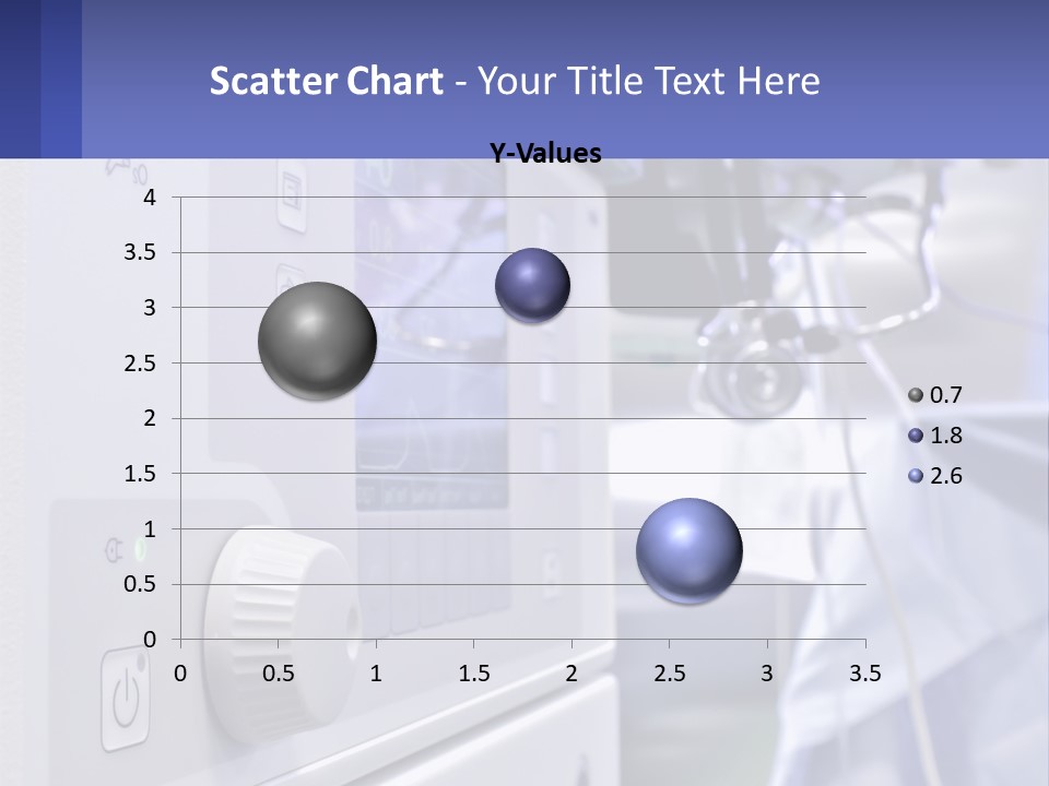 A Hospital Room With A Monitor And Medical Equipment PowerPoint Template