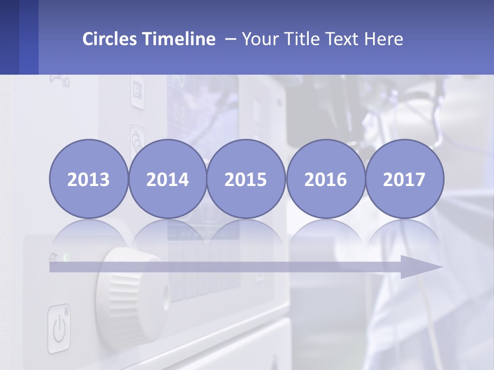 A Hospital Room With A Monitor And Medical Equipment PowerPoint Template