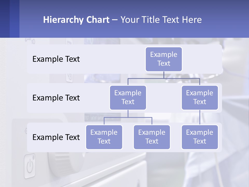 A Hospital Room With A Monitor And Medical Equipment PowerPoint Template