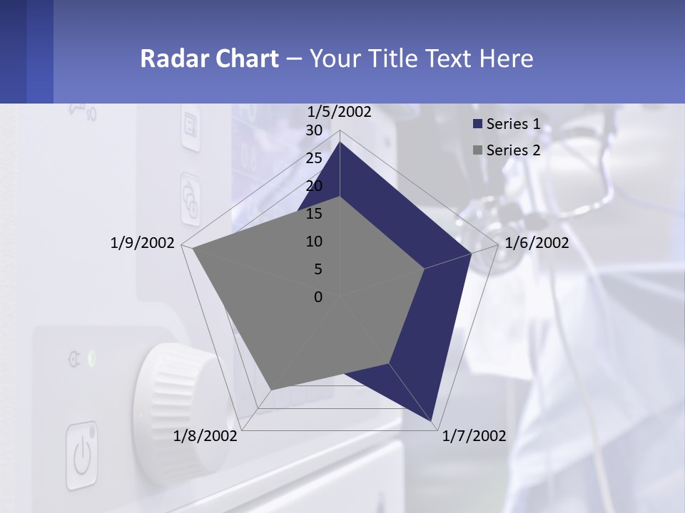 A Hospital Room With A Monitor And Medical Equipment PowerPoint Template