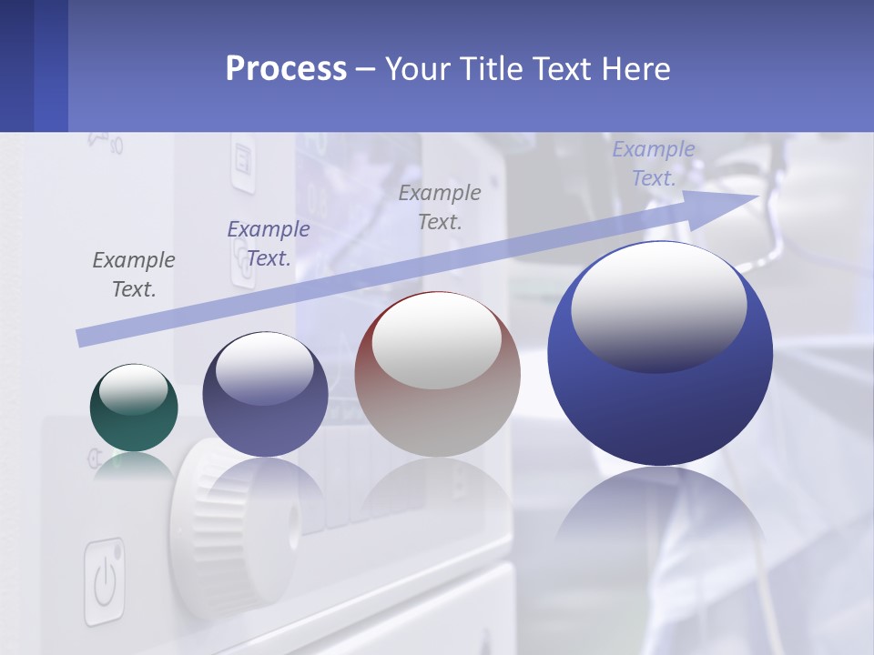 A Hospital Room With A Monitor And Medical Equipment PowerPoint Template