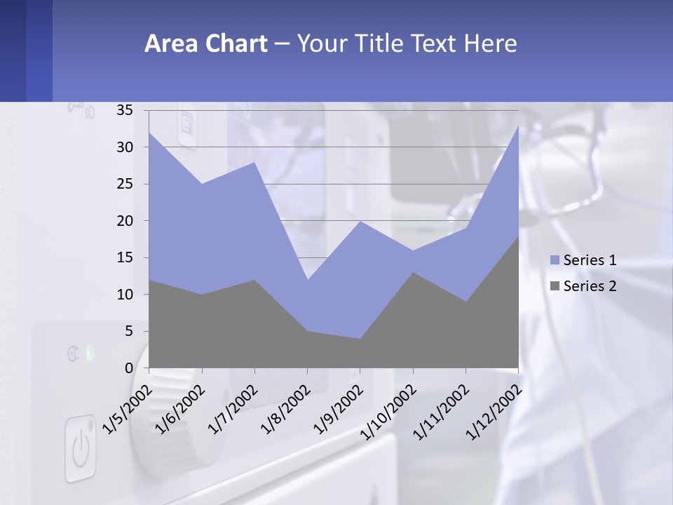 A Hospital Room With A Monitor And Medical Equipment PowerPoint Template