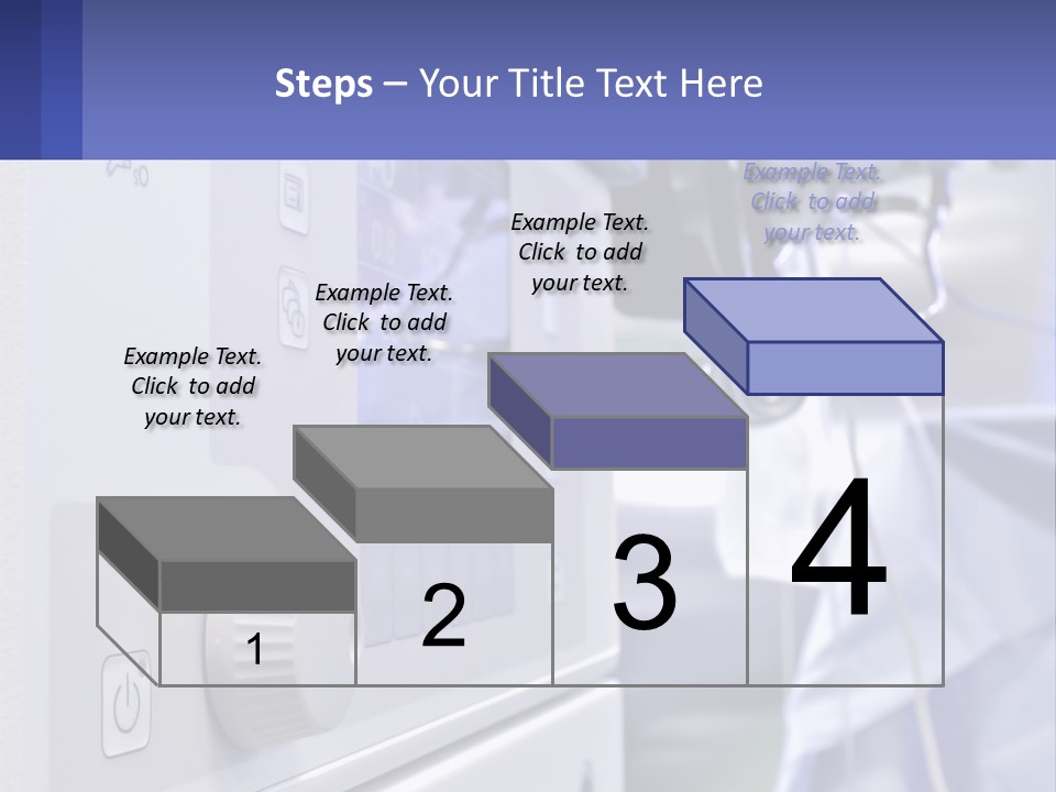 A Hospital Room With A Monitor And Medical Equipment PowerPoint Template