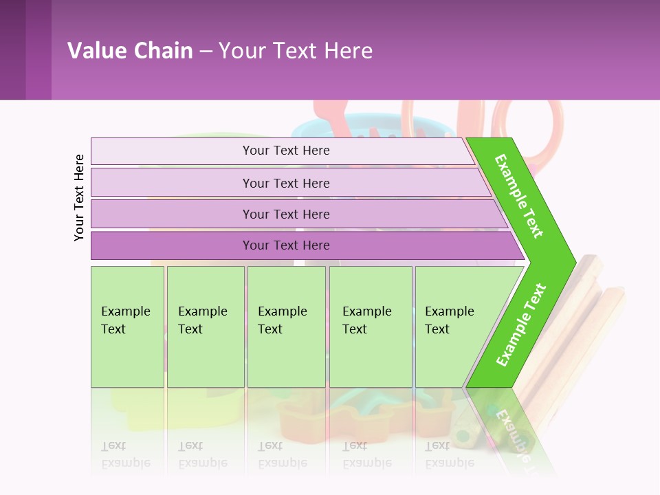 A Bunch Of Different Colored Pencils And Markers PowerPoint Template