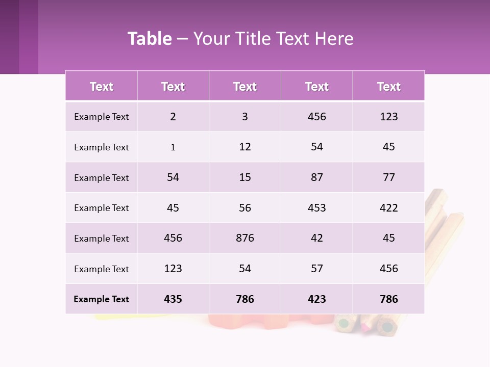 A Bunch Of Different Colored Pencils And Markers PowerPoint Template