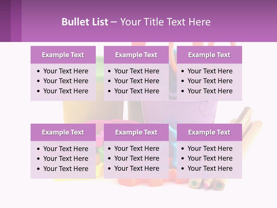 A Bunch Of Different Colored Pencils And Markers PowerPoint Template