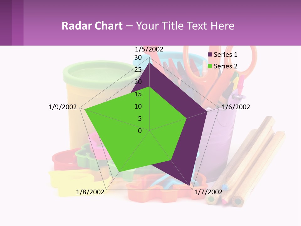 A Bunch Of Different Colored Pencils And Markers PowerPoint Template