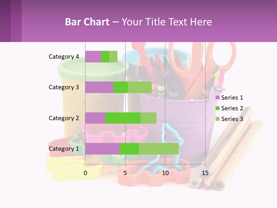 A Bunch Of Different Colored Pencils And Markers PowerPoint Template