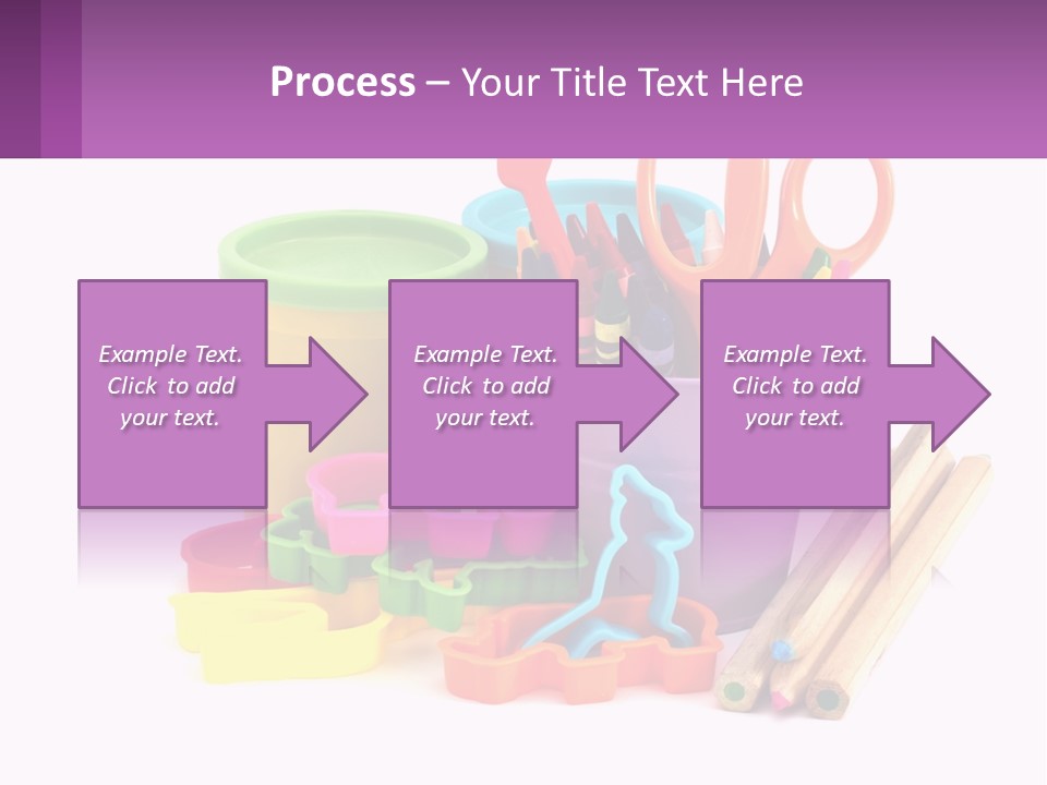 A Bunch Of Different Colored Pencils And Markers PowerPoint Template