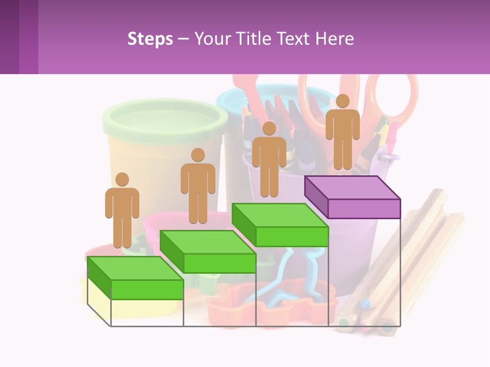 A Bunch Of Different Colored Pencils And Markers PowerPoint Template