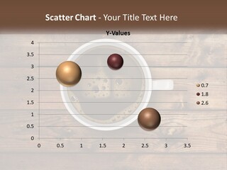 A Cup Of Coffee On A Wooden Table PowerPoint Template