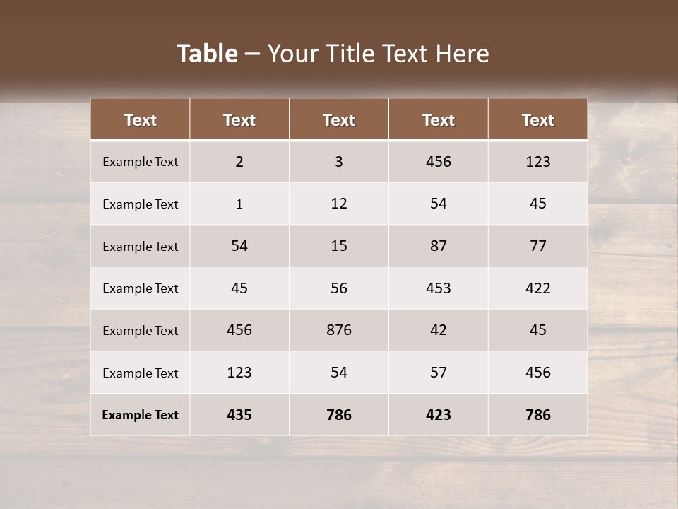 A Cup Of Coffee On A Wooden Table PowerPoint Template