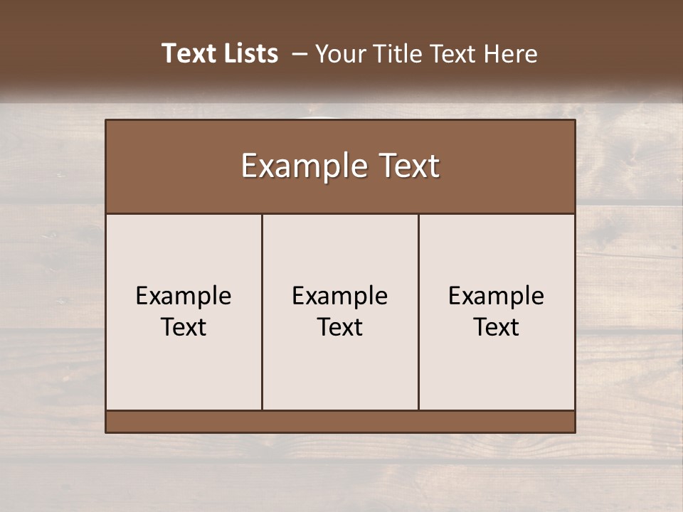 A Cup Of Coffee On A Wooden Table PowerPoint Template