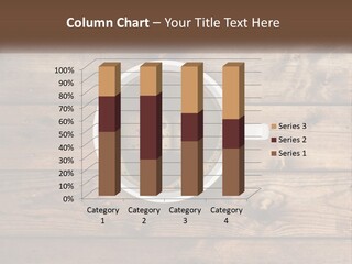 A Cup Of Coffee On A Wooden Table PowerPoint Template