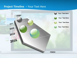 A Computer Screen With A Bunch Of Pictures On It PowerPoint Template