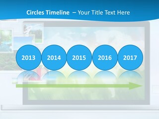 A Computer Screen With A Bunch Of Pictures On It PowerPoint Template