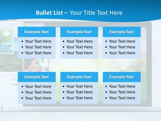 A Computer Screen With A Bunch Of Pictures On It PowerPoint Template