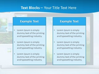 A Computer Screen With A Bunch Of Pictures On It PowerPoint Template