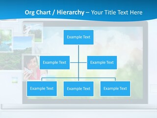 A Computer Screen With A Bunch Of Pictures On It PowerPoint Template