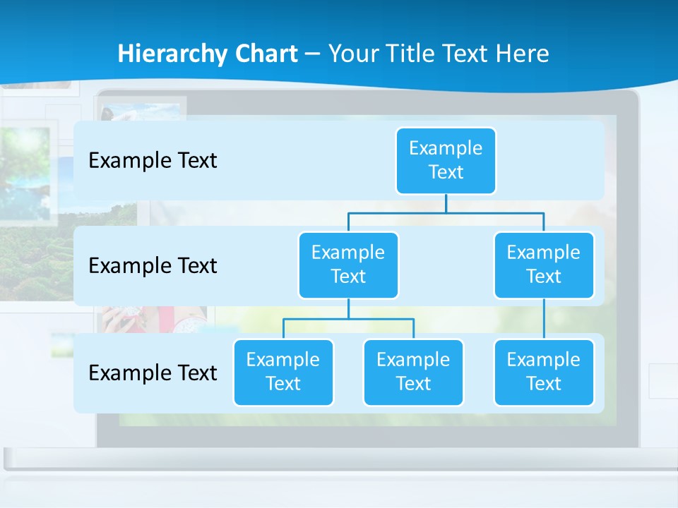 A Computer Screen With A Bunch Of Pictures On It PowerPoint Template