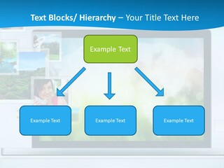 A Computer Screen With A Bunch Of Pictures On It PowerPoint Template