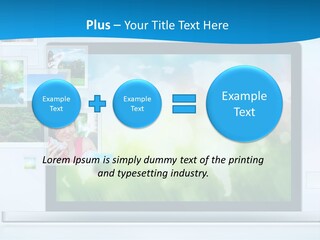 A Computer Screen With A Bunch Of Pictures On It PowerPoint Template