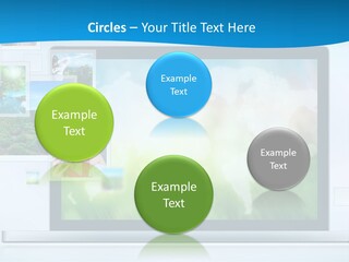 A Computer Screen With A Bunch Of Pictures On It PowerPoint Template