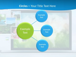 A Computer Screen With A Bunch Of Pictures On It PowerPoint Template