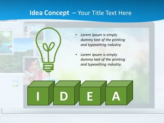 A Computer Screen With A Bunch Of Pictures On It PowerPoint Template