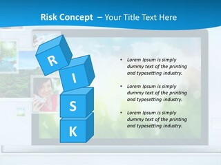 A Computer Screen With A Bunch Of Pictures On It PowerPoint Template