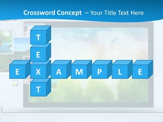 A Computer Screen With A Bunch Of Pictures On It PowerPoint Template