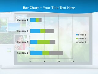 A Computer Screen With A Bunch Of Pictures On It PowerPoint Template