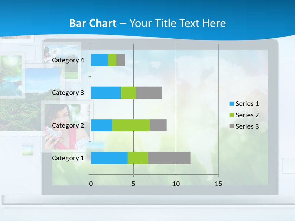 A Computer Screen With A Bunch Of Pictures On It PowerPoint Template