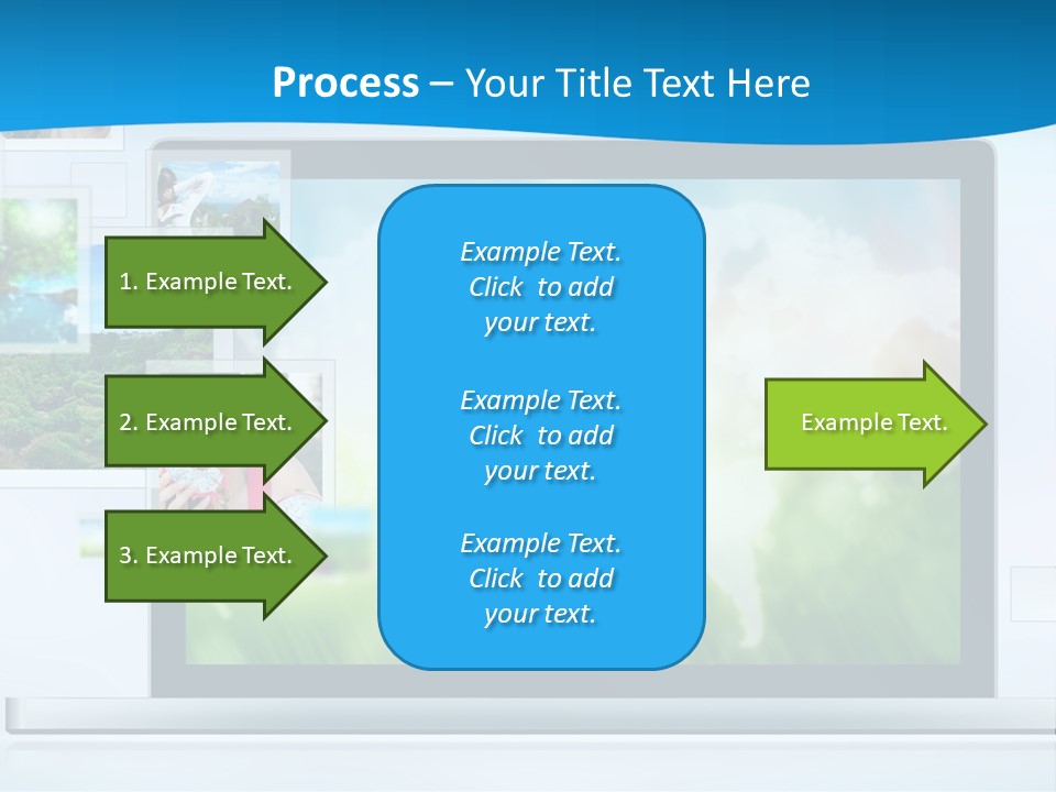 A Computer Screen With A Bunch Of Pictures On It PowerPoint Template