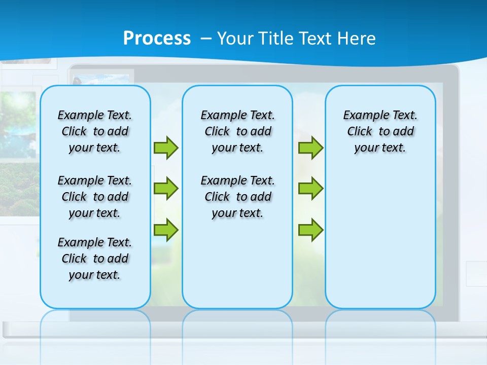 A Computer Screen With A Bunch Of Pictures On It PowerPoint Template