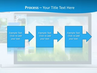 A Computer Screen With A Bunch Of Pictures On It PowerPoint Template