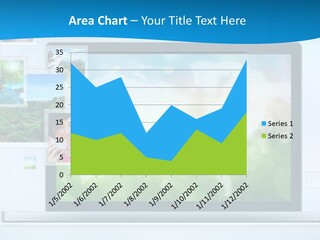 A Computer Screen With A Bunch Of Pictures On It PowerPoint Template