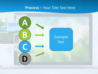 A Computer Screen With A Bunch Of Pictures On It PowerPoint Template